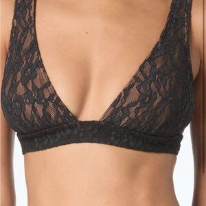 🔥🔥🔥NWT Michael Kors Black Lace Bikini Top